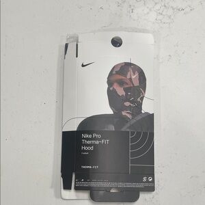 Nike Pro Therma-FIT Hood in Black and Gray